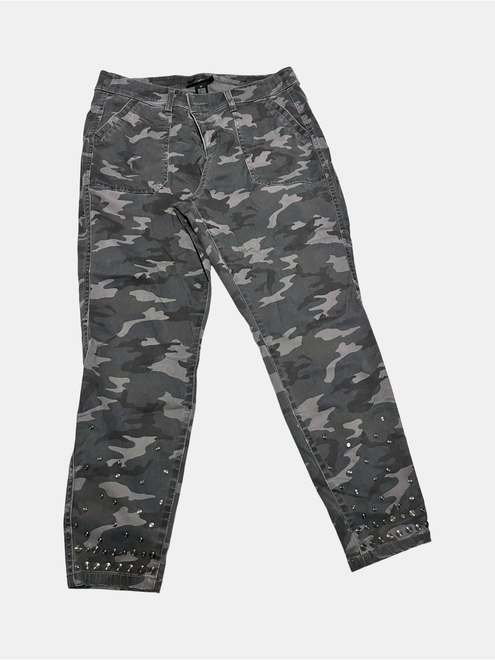 Lane Bryant Camo Utility Skinny Pant w/Studded Hem Size 14P petite